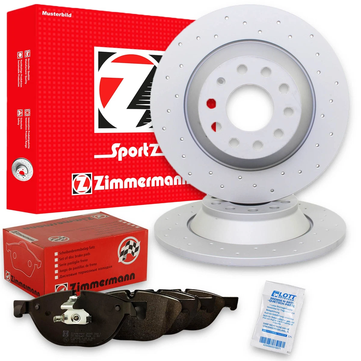 Гальмівні диски та колодки Zimmermann для BMW E46 330 Cd – гарантія безпеки та якості